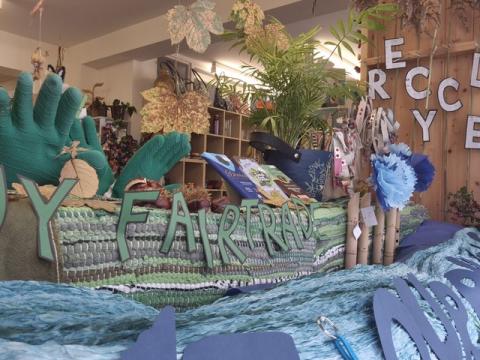 Fair Ground shop rivers-themed window display
