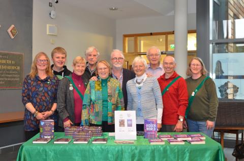 Dr George McGavin with the Planet Wimborne Green Festival team