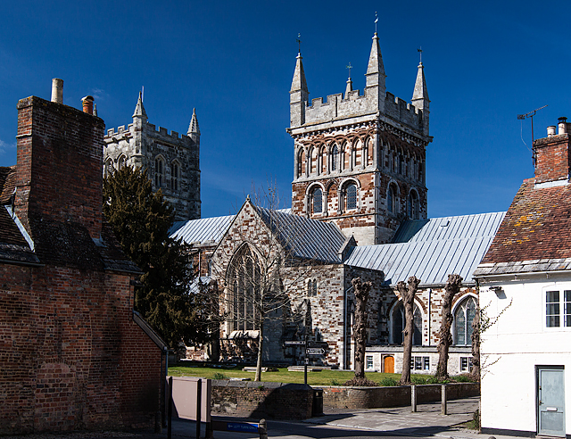 Wimborne Minster Church © Copyright Mike Searle